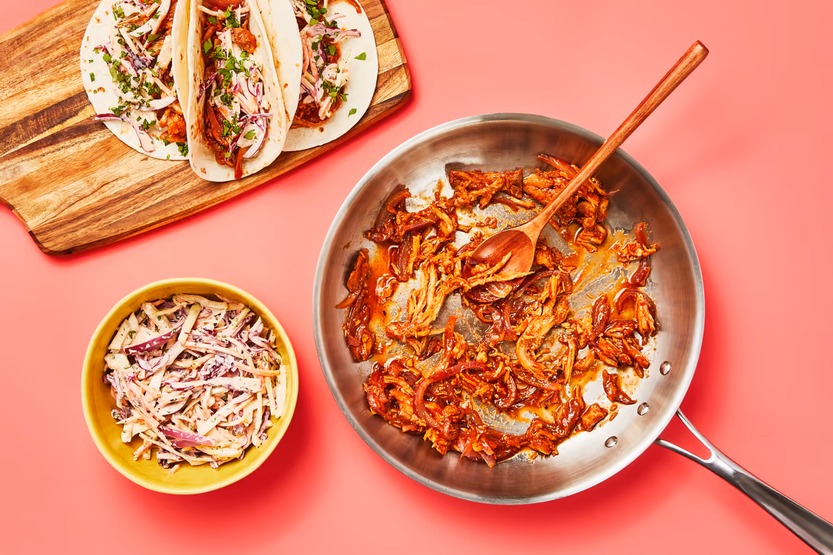 BBQ Pulled Chicken Tacos