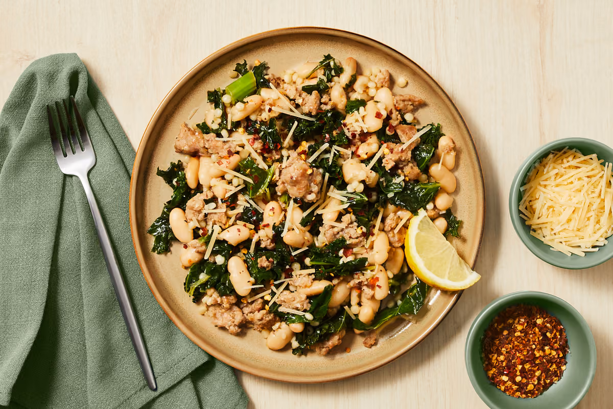 Braised Chicken & White Beans