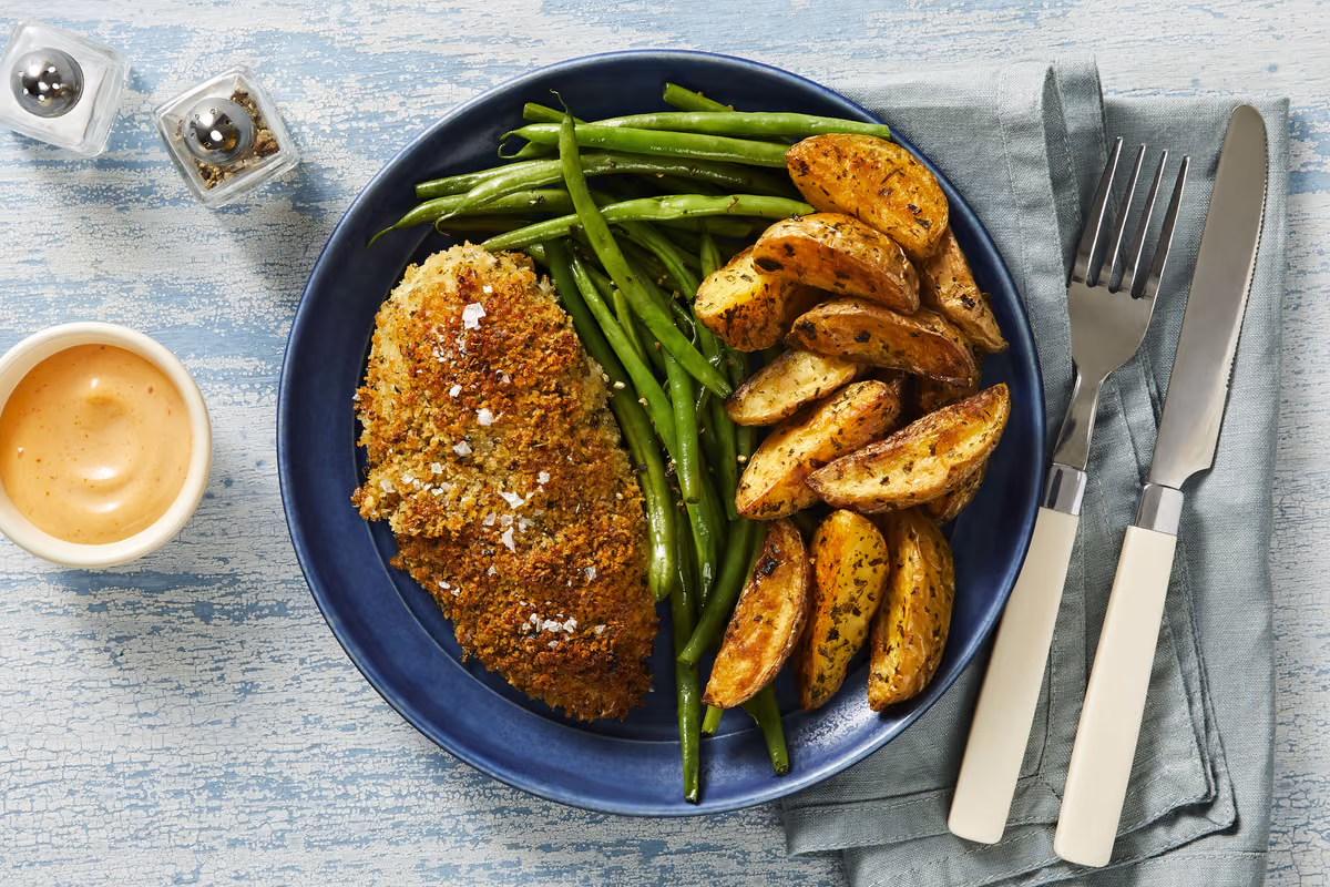 Crispy Monterey Jack Chicken