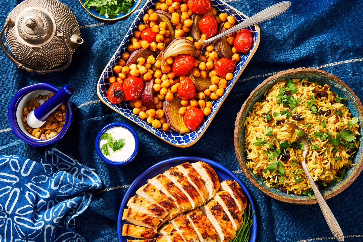 Persian Chicken and Roasted Veggies