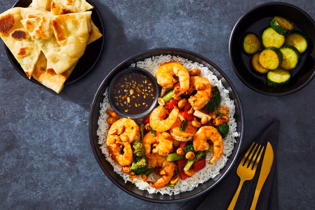 Chinese-Inspired Kung Pao Shrimp