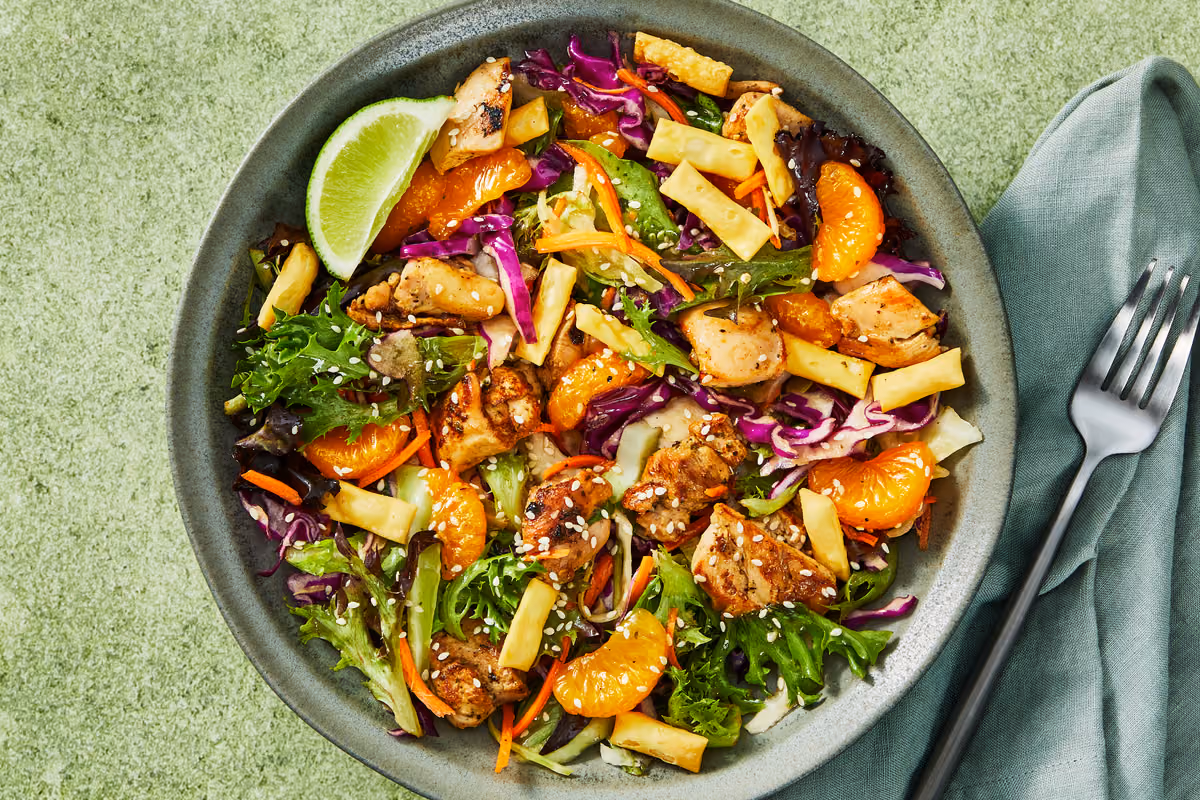 Crunchy Mandarin Chicken Salad