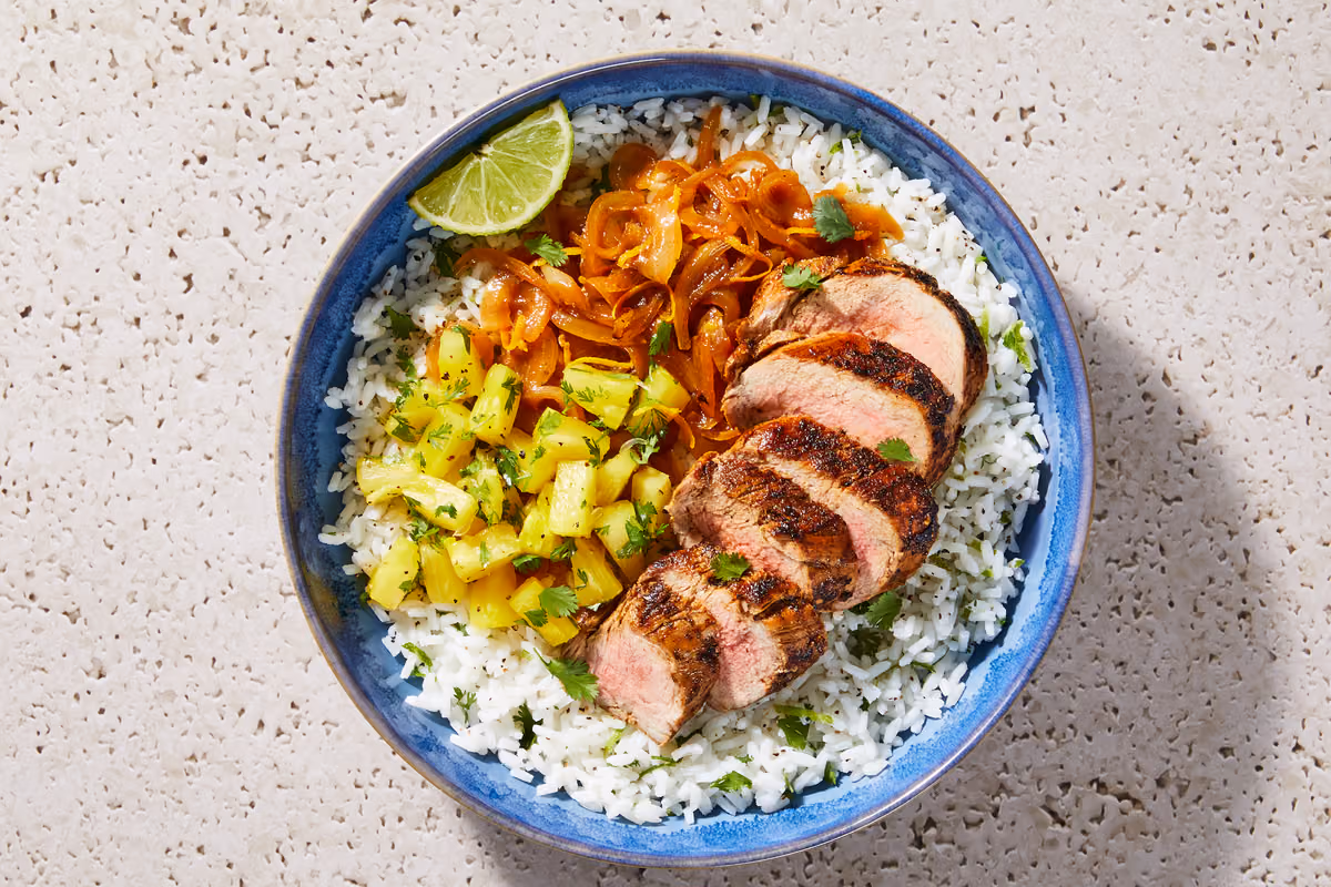 Cuban-Spiced Pork with Pineapple Salsa