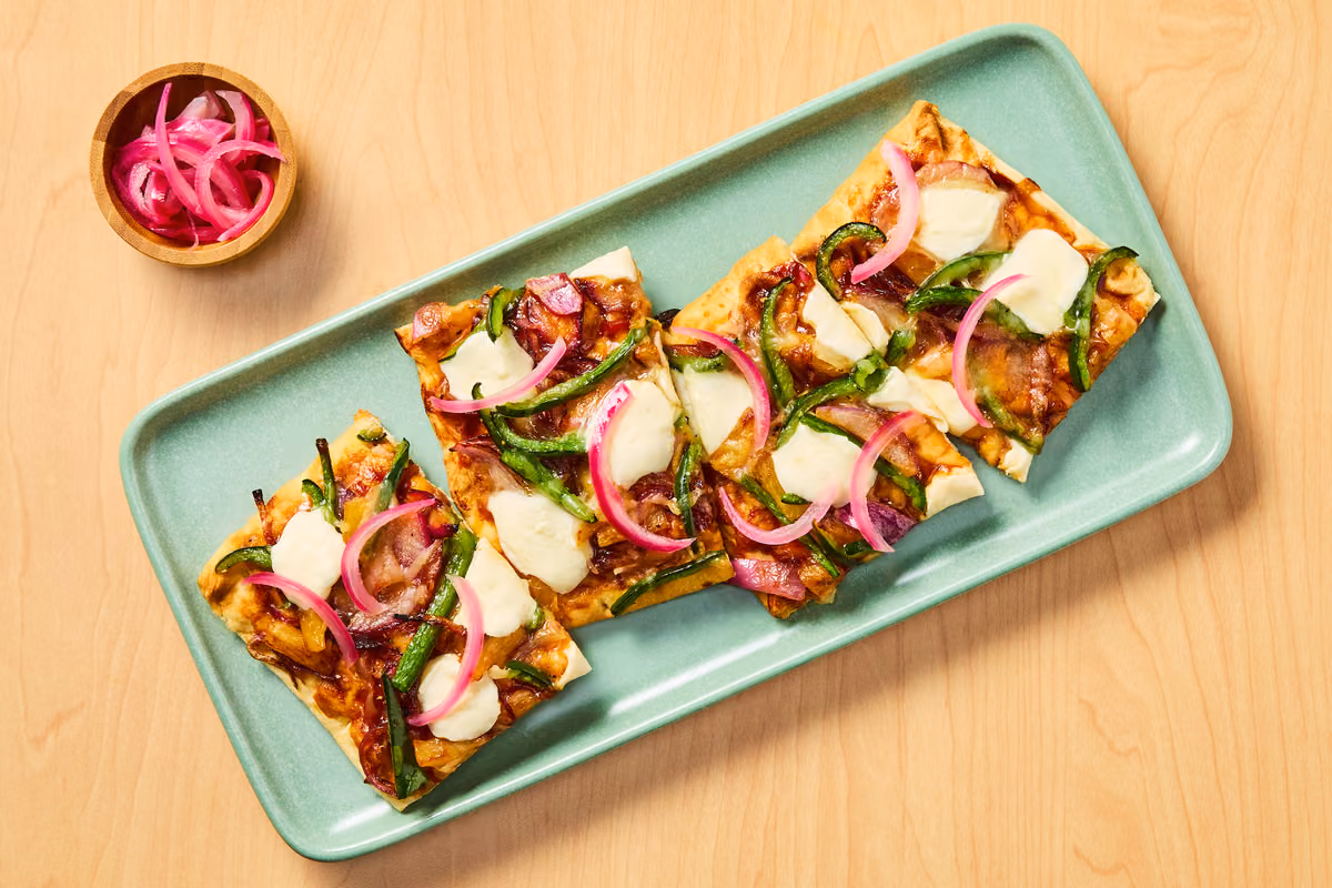 BBQ Flatbreads with Chicken