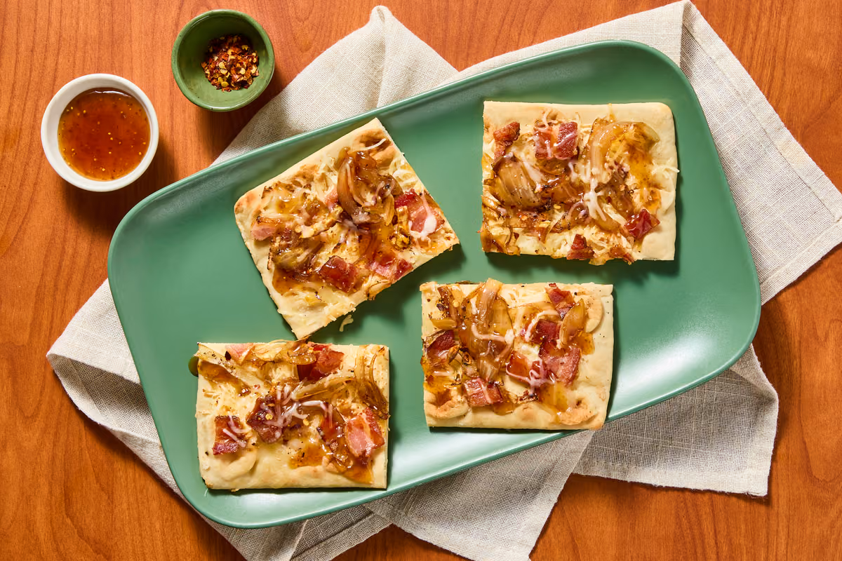 Bacon & Fig Jam Flatbreads