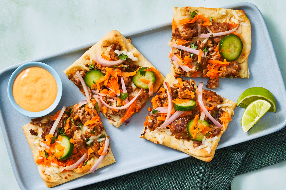 Pork Banh Mi Flatbreads