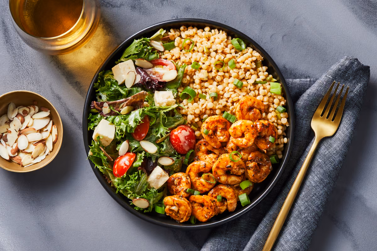Marinated Shrimp & Couscous