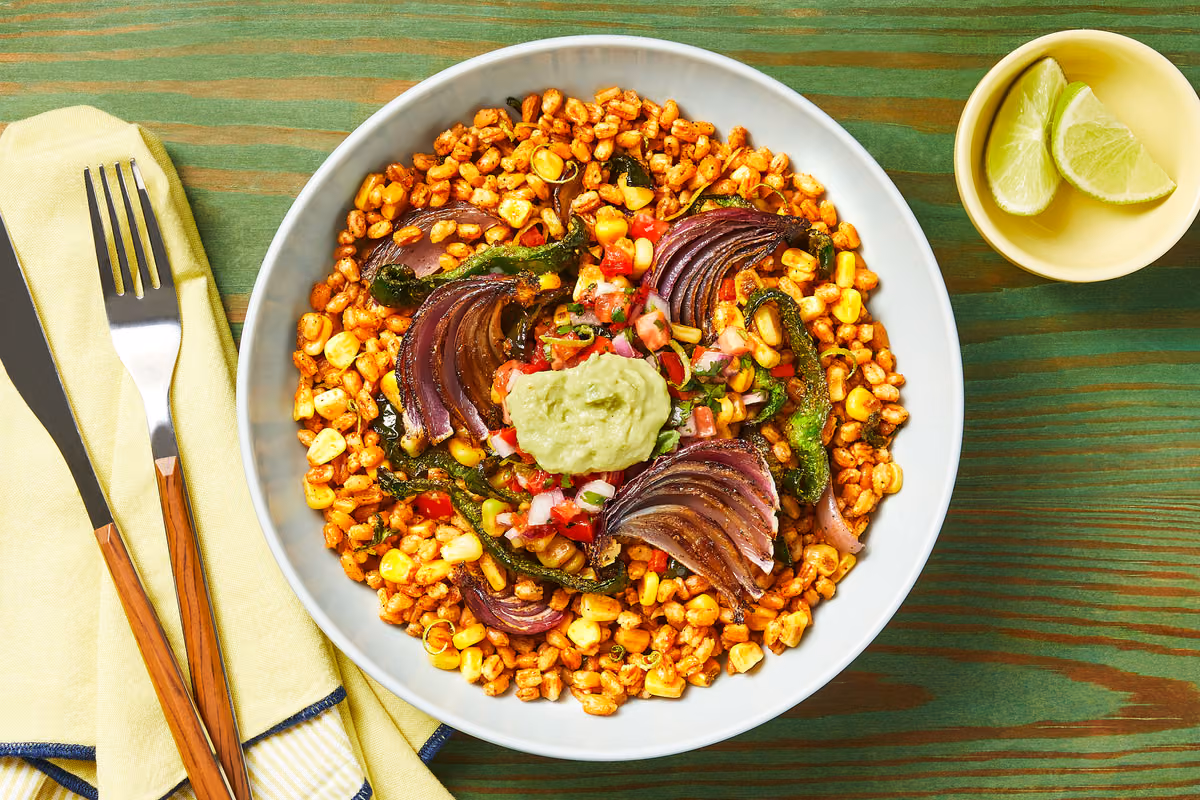 Spicy Tex-Mex Farro Bowls