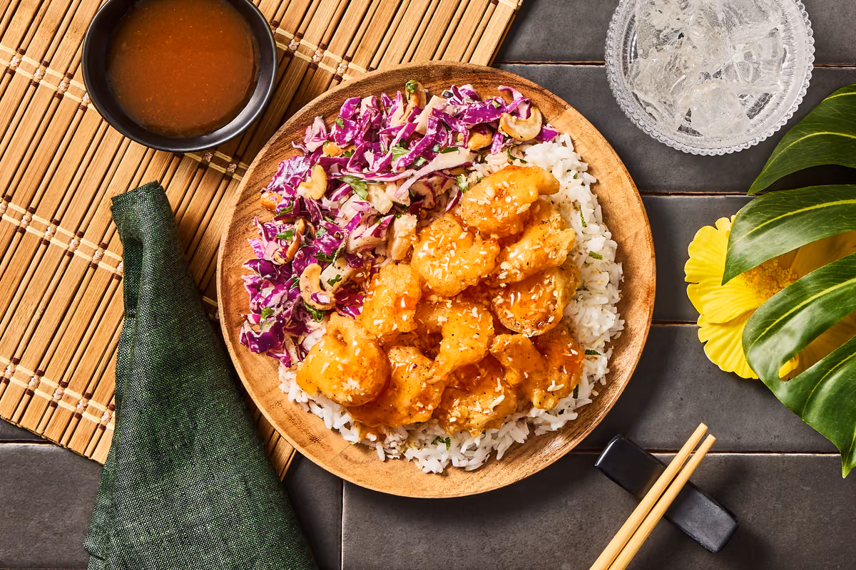 Hawaiian-Style Coconut Tempura Shrimp