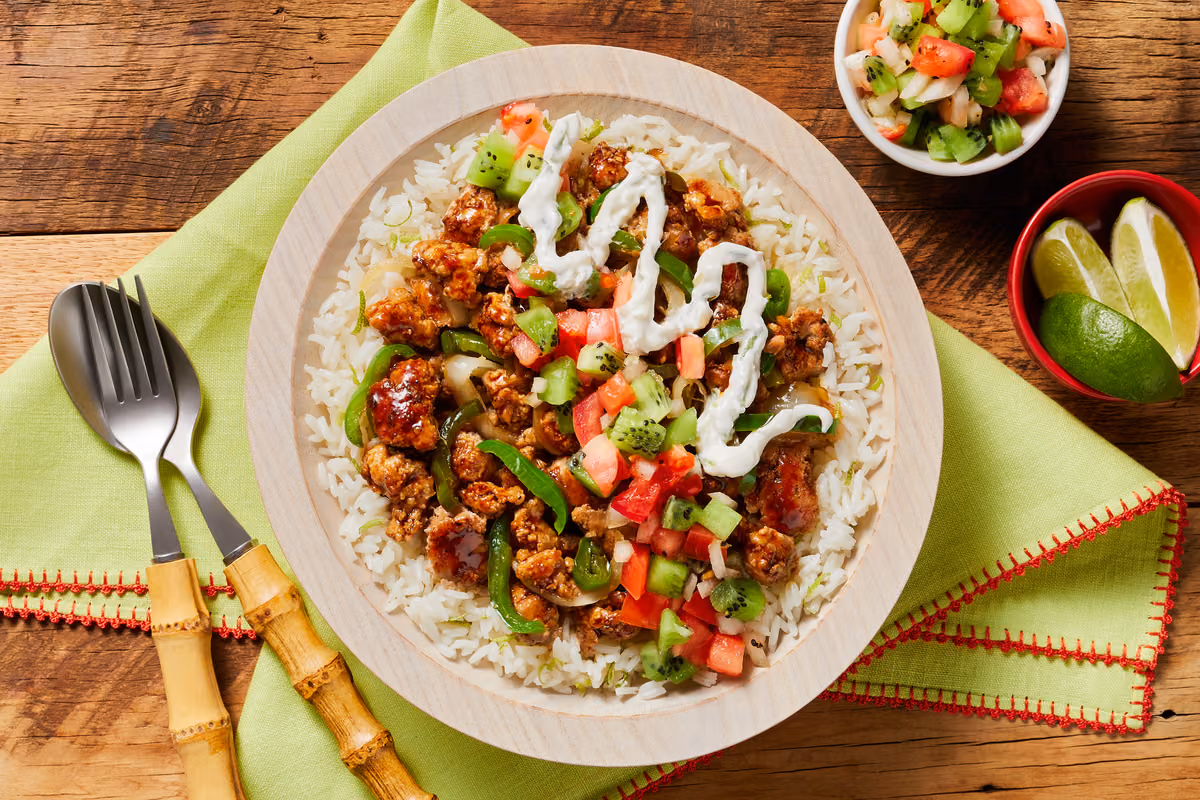 Teriyaki Pork Luau Bowls