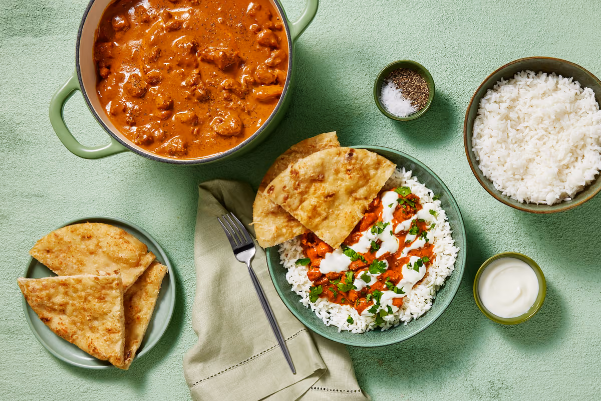 Indian-Style Butter Chicken & Rice