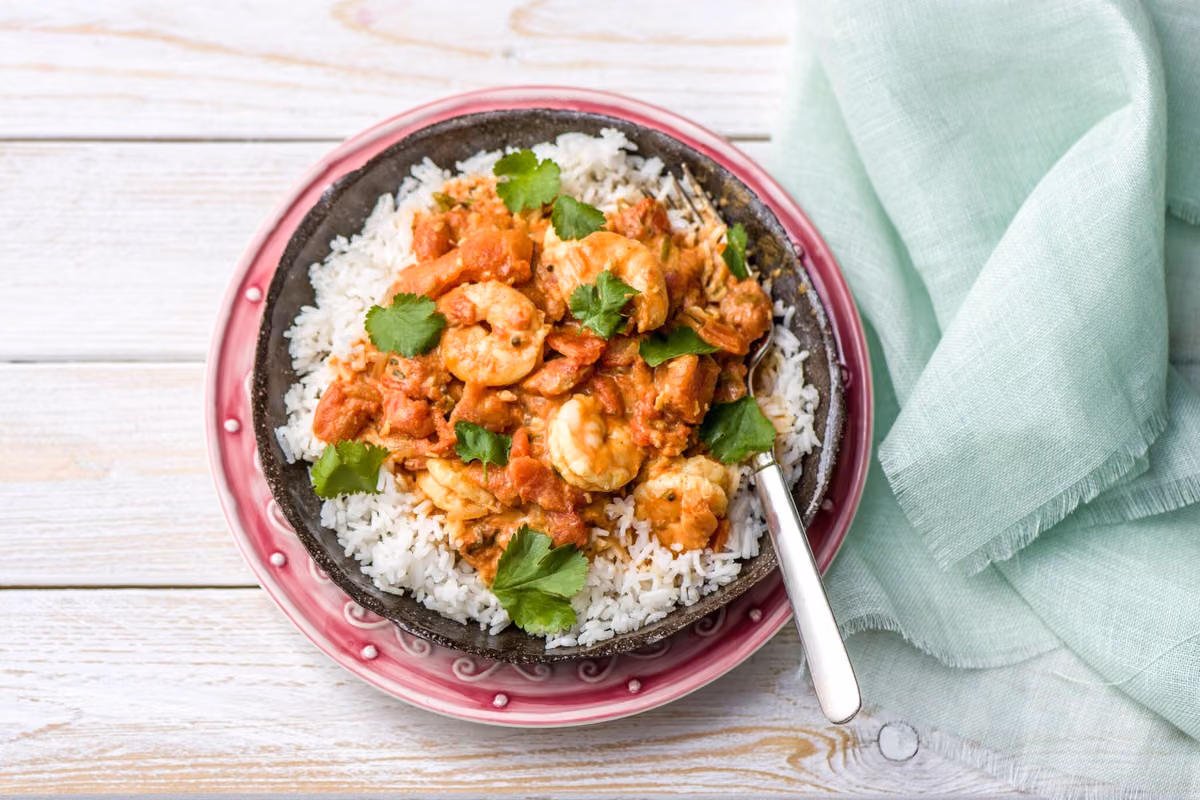 Palak’s South Indian Shrimp Curry
