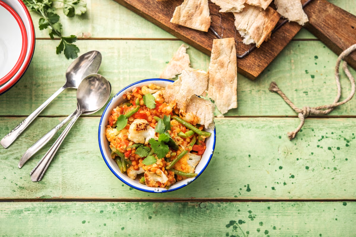Warming Cauliflower and Lentil Dal