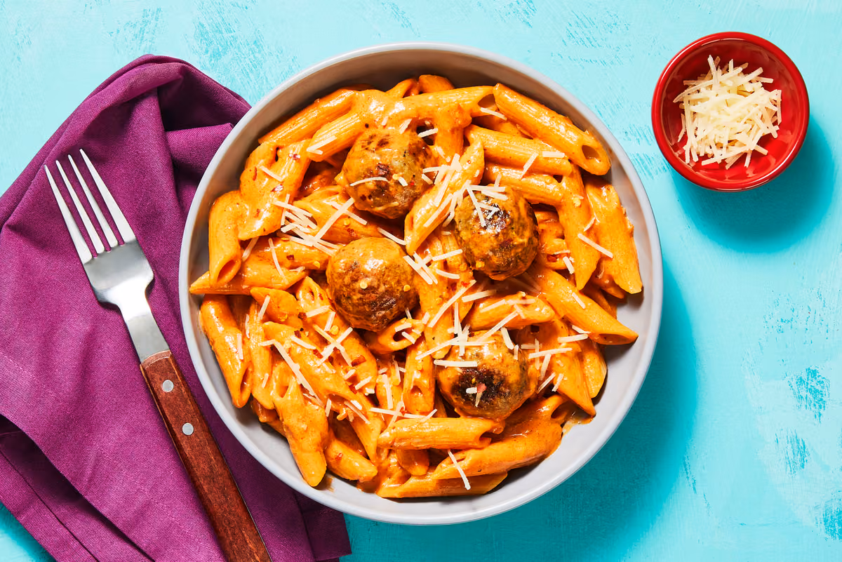 Turkey Meatball Penne