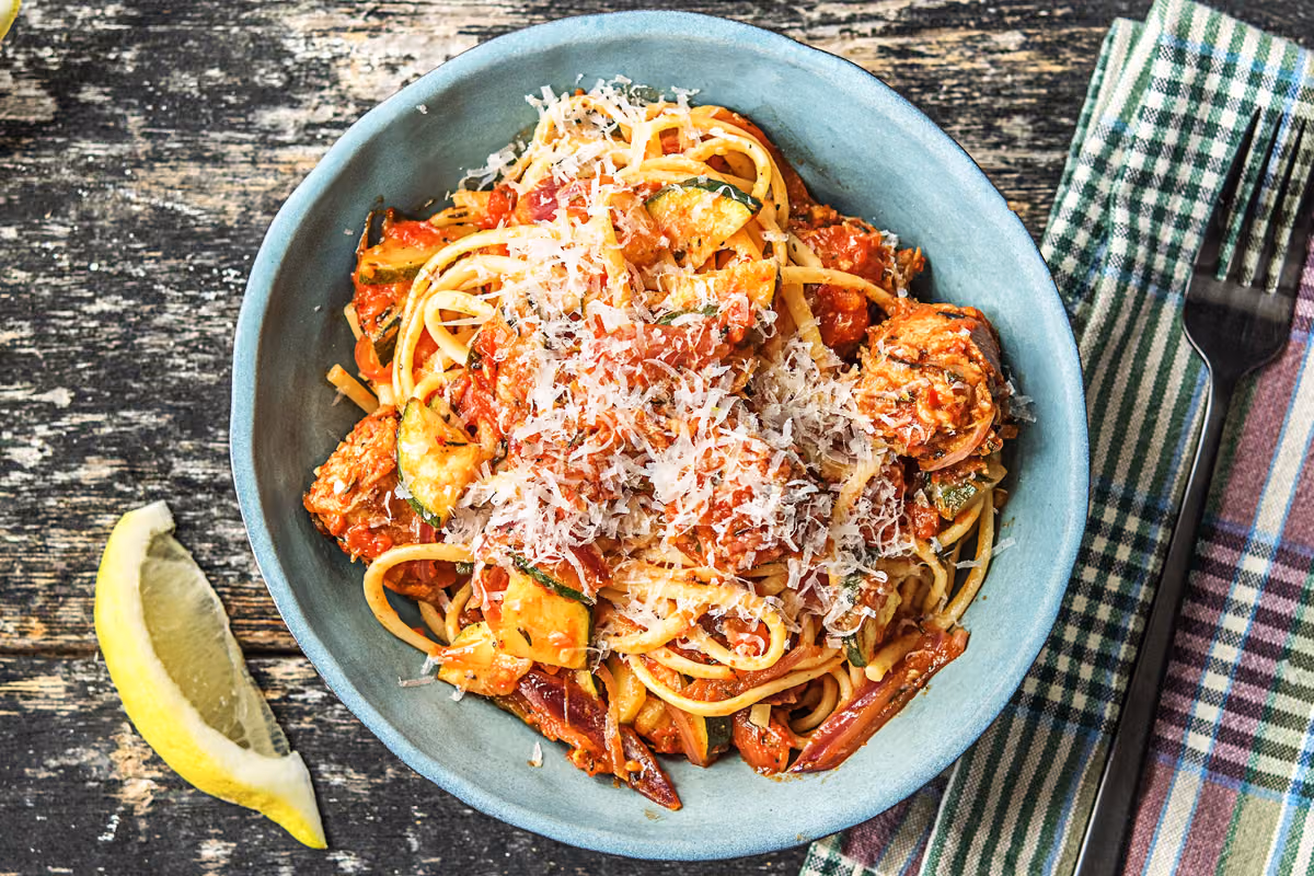 Linguine and Zucchini