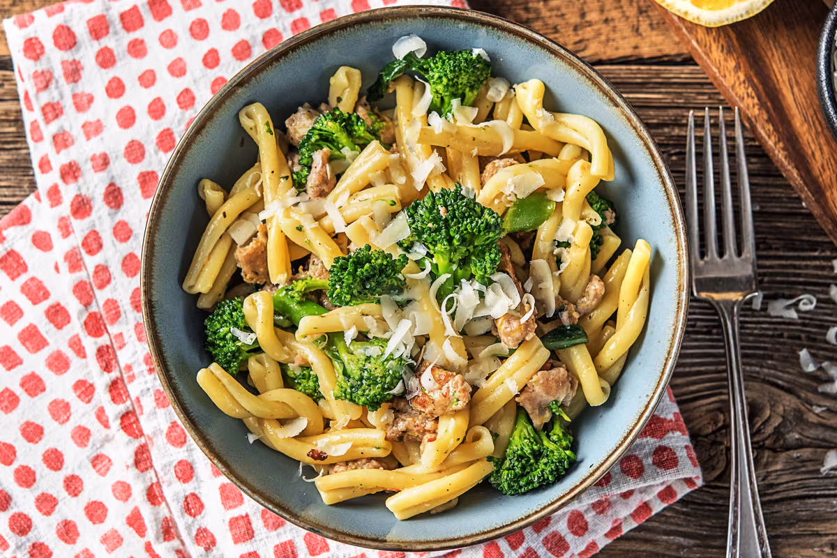 Pasta Swirls and Sauce