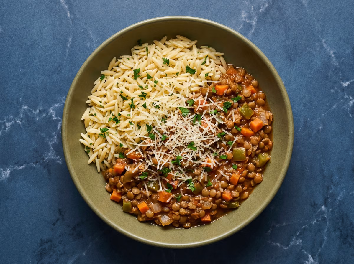 Beef, Mushroom & Lentil Ragù