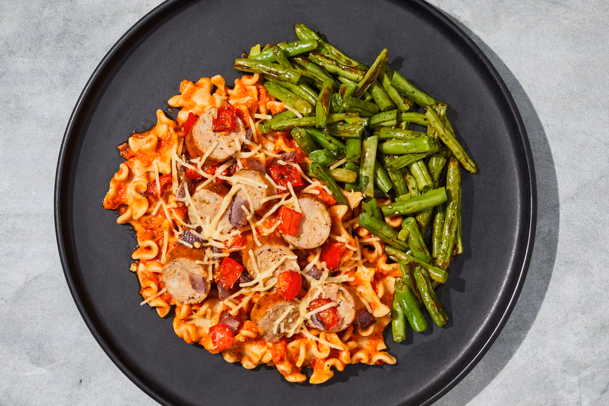 Italian Sausage & Roasted Red Pepper Lasagnette