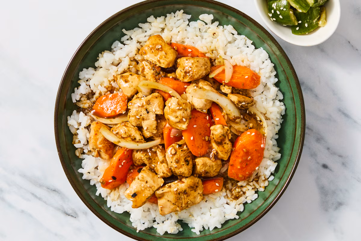 Japanese Golden Curry Shrimp & Rice