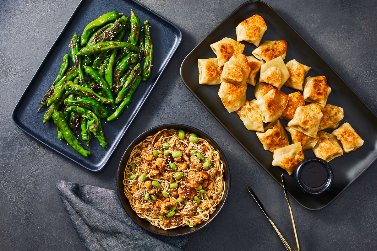Japanese-Style Pork & Shrimp Dumplings