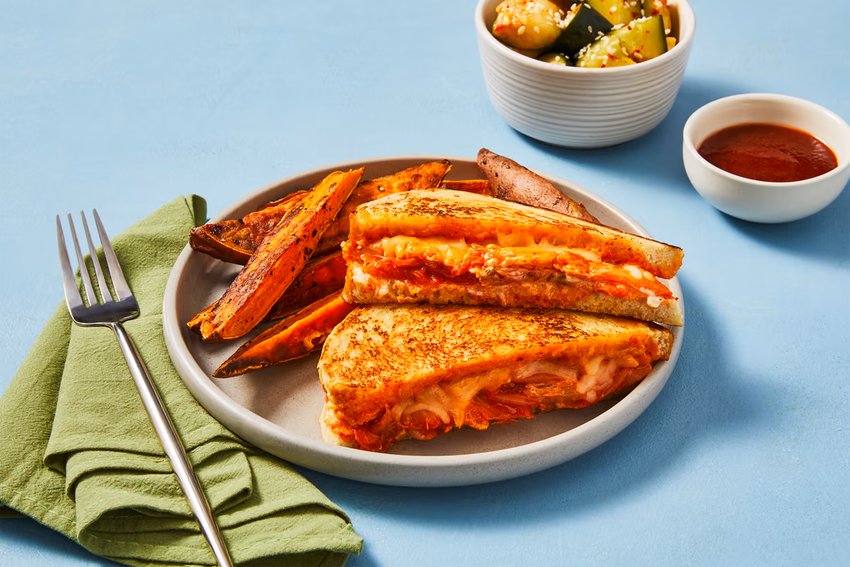 Kimchi Grilled Cheese Sandos
