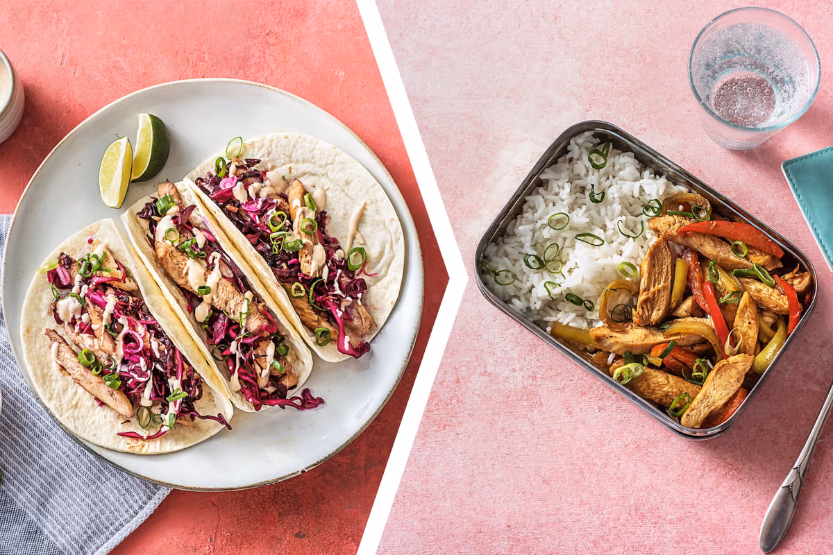Korean Chicken Tacos for Dinner