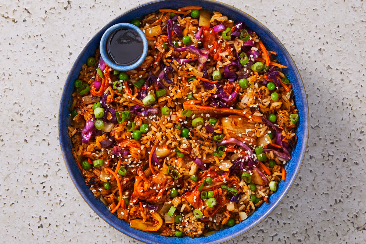 Sesame Kimchi Fried Rice