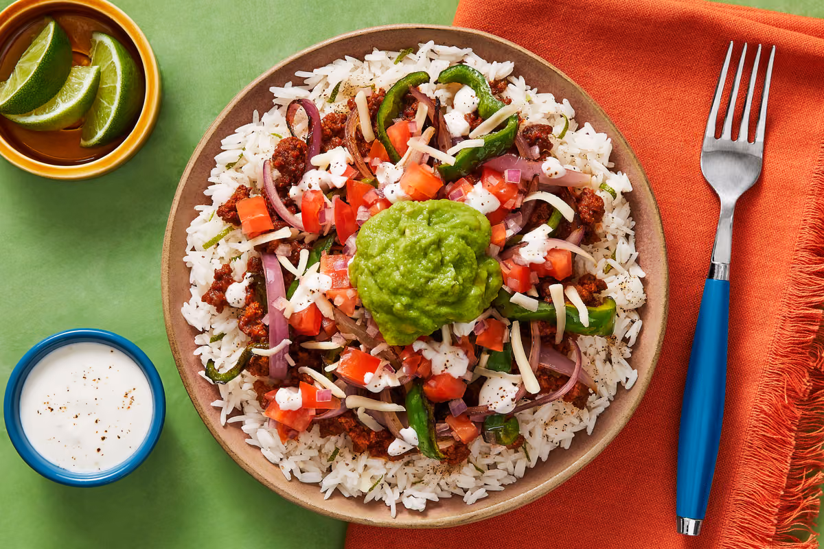 MexiCali Beef Burrito Bowls