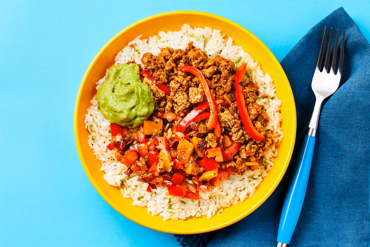 Spiced Beef Burrito Bowls