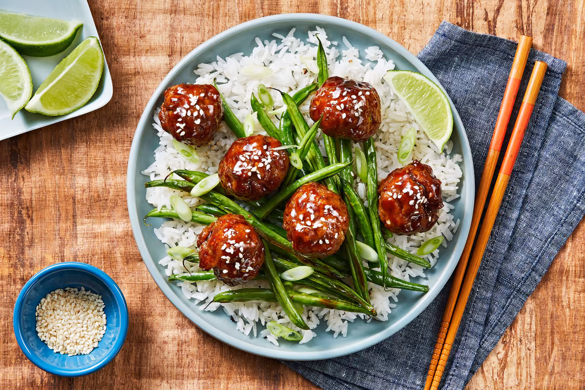 Hoisin-Glazed Meatballs