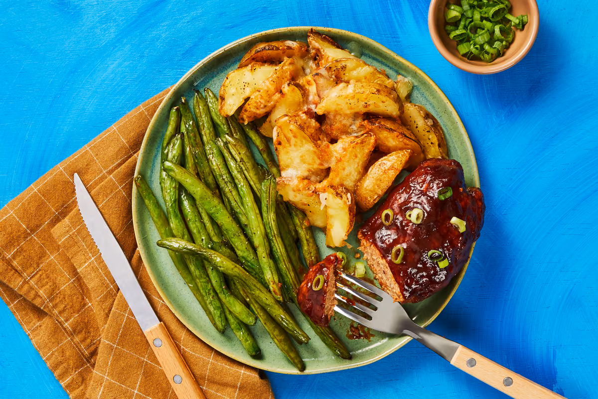 Kickin’ Orange BBQ Pork Meatloaves