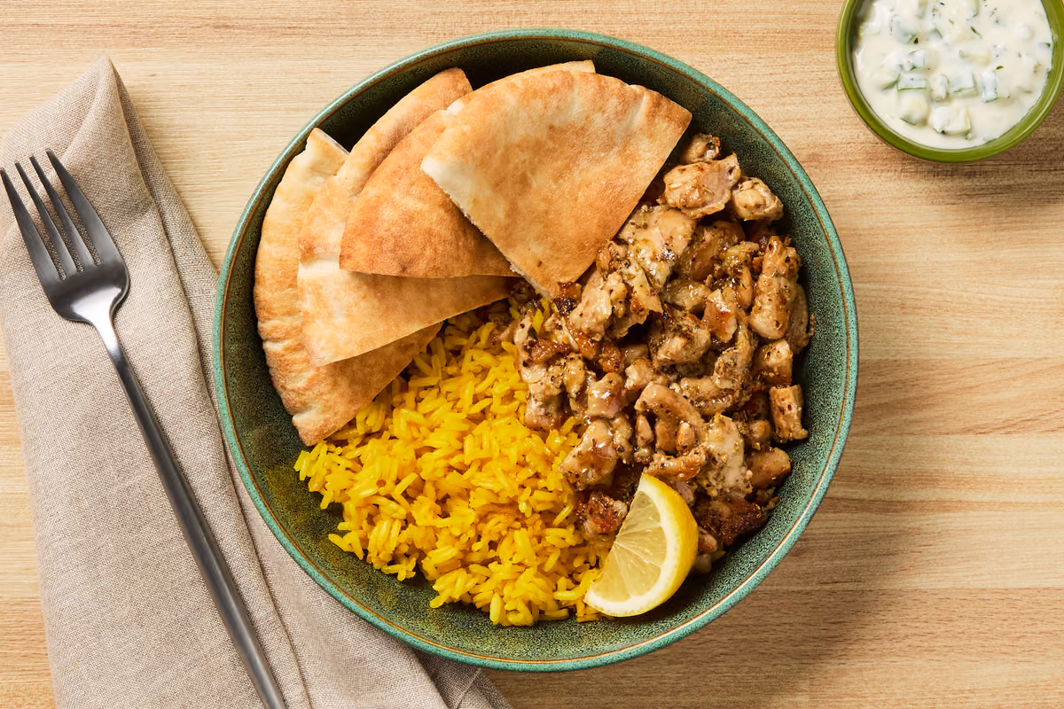 Greek Chicken Tzatziki Bowls