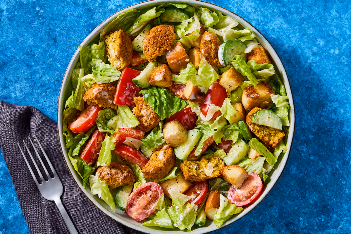 Falafel Salad with Creamy Sumac Dressing