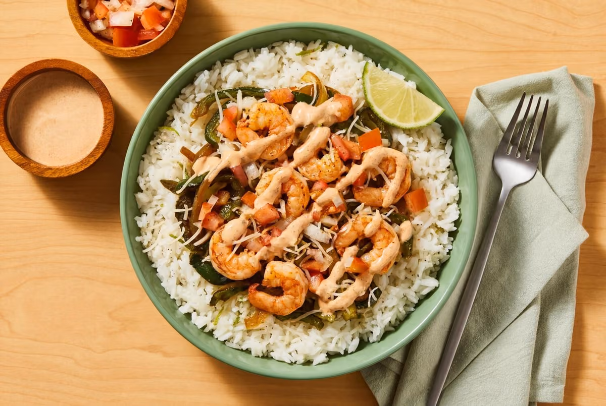 Tex-Mex Shrimp Enchilada Bowls
