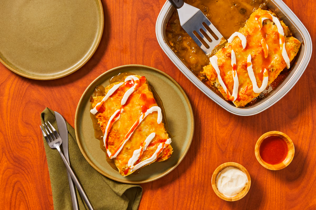 Cheesy Chicken Enchiladas