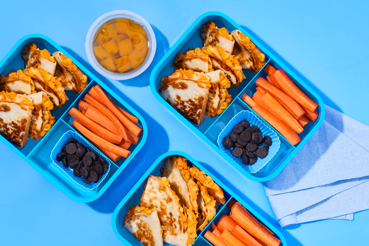 Kids’ Sweet Potato & Corn Quesadillas