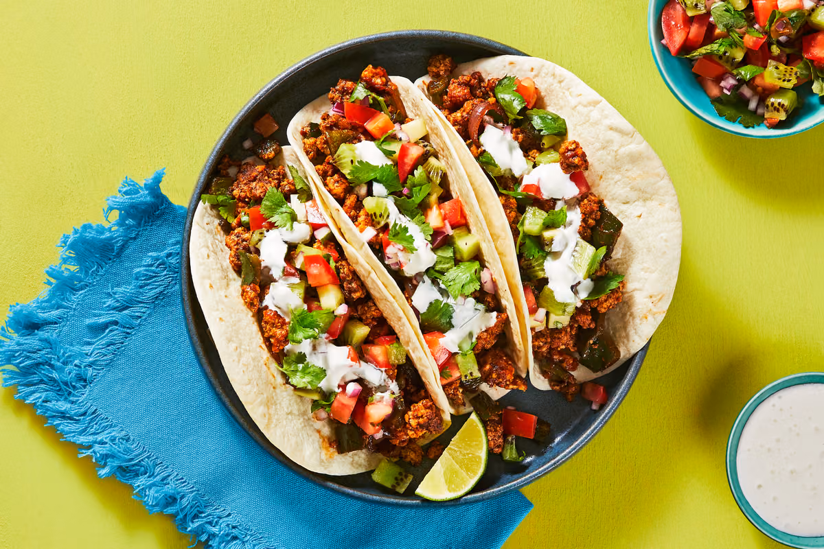 Pork and Poblano Tacos