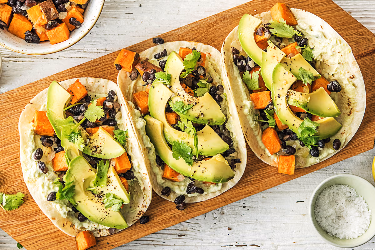 Sweet Potato and Black Bean Tacos