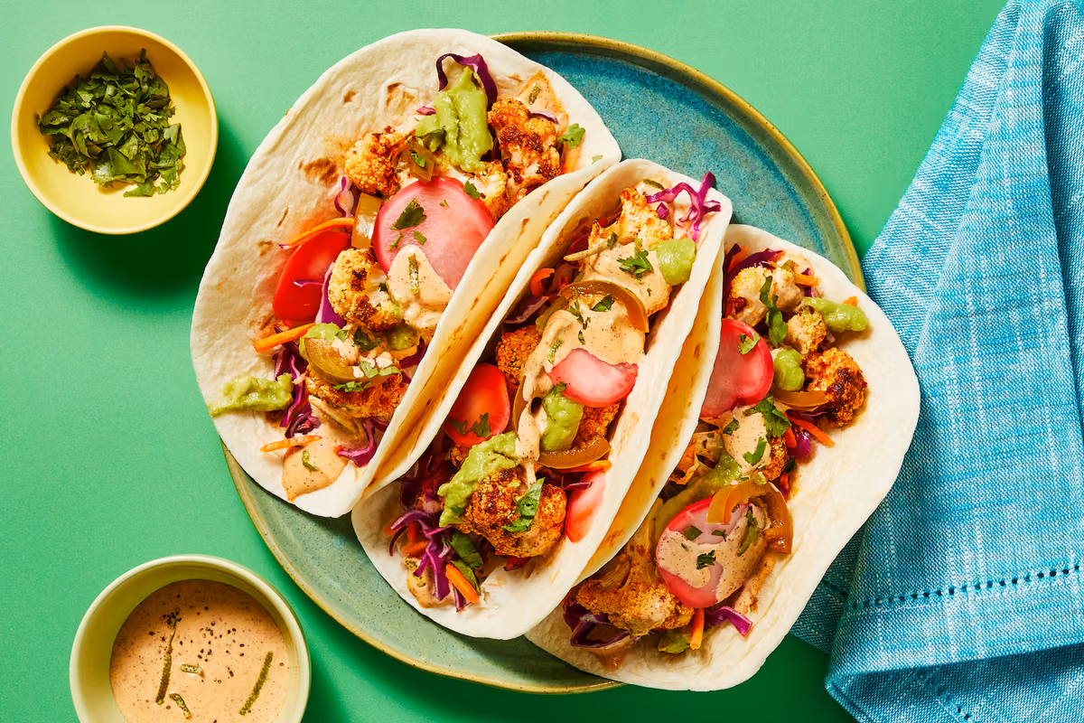 Vegan Baja Cauliflower Tacos
