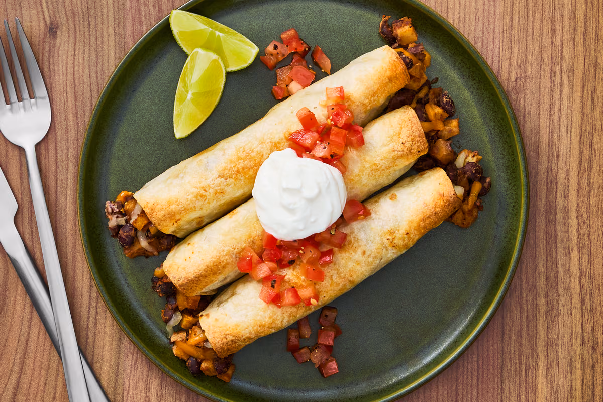 Air Fryer Turkey & Potato Flautas