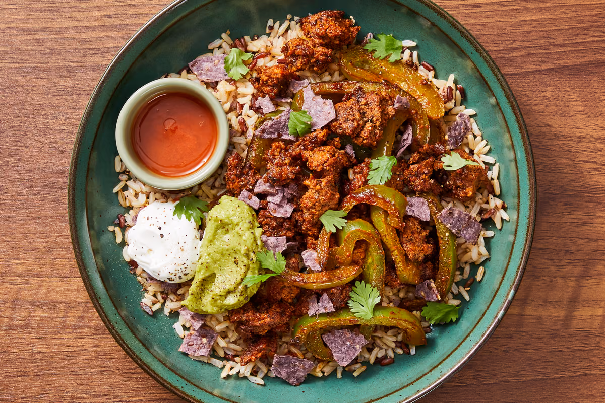 Tex-Mex Beef & Bell Pepper Grain Bowls