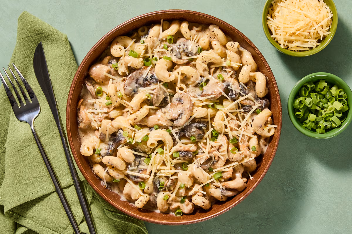 Creamy Dreamy Mushroom Fusilli
