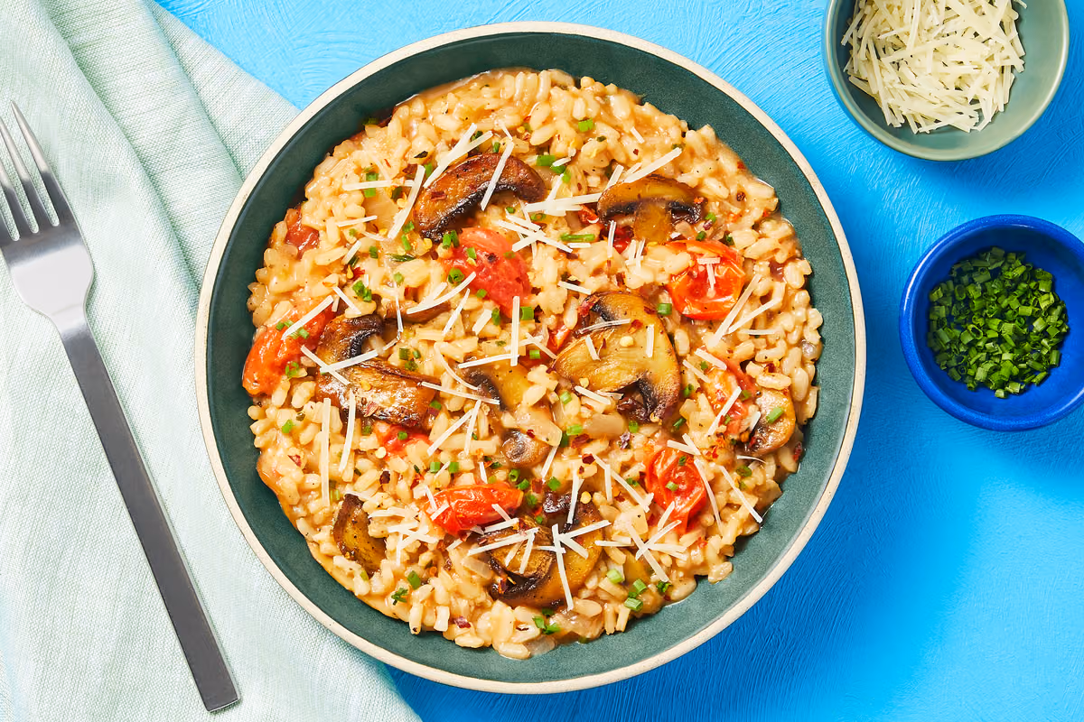 Mushroom & Chive Risotto