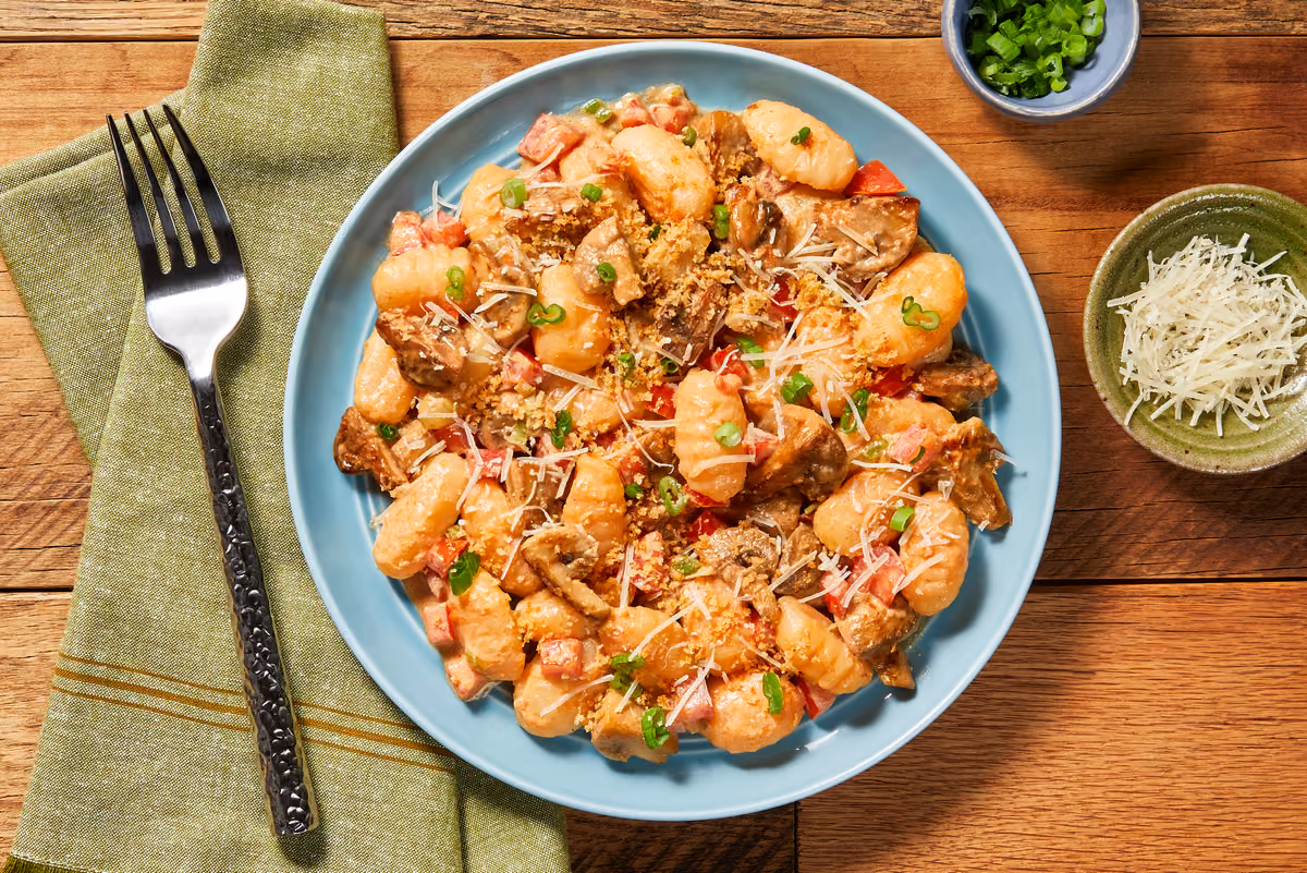Triple Mushroom Truffle Gnocchi