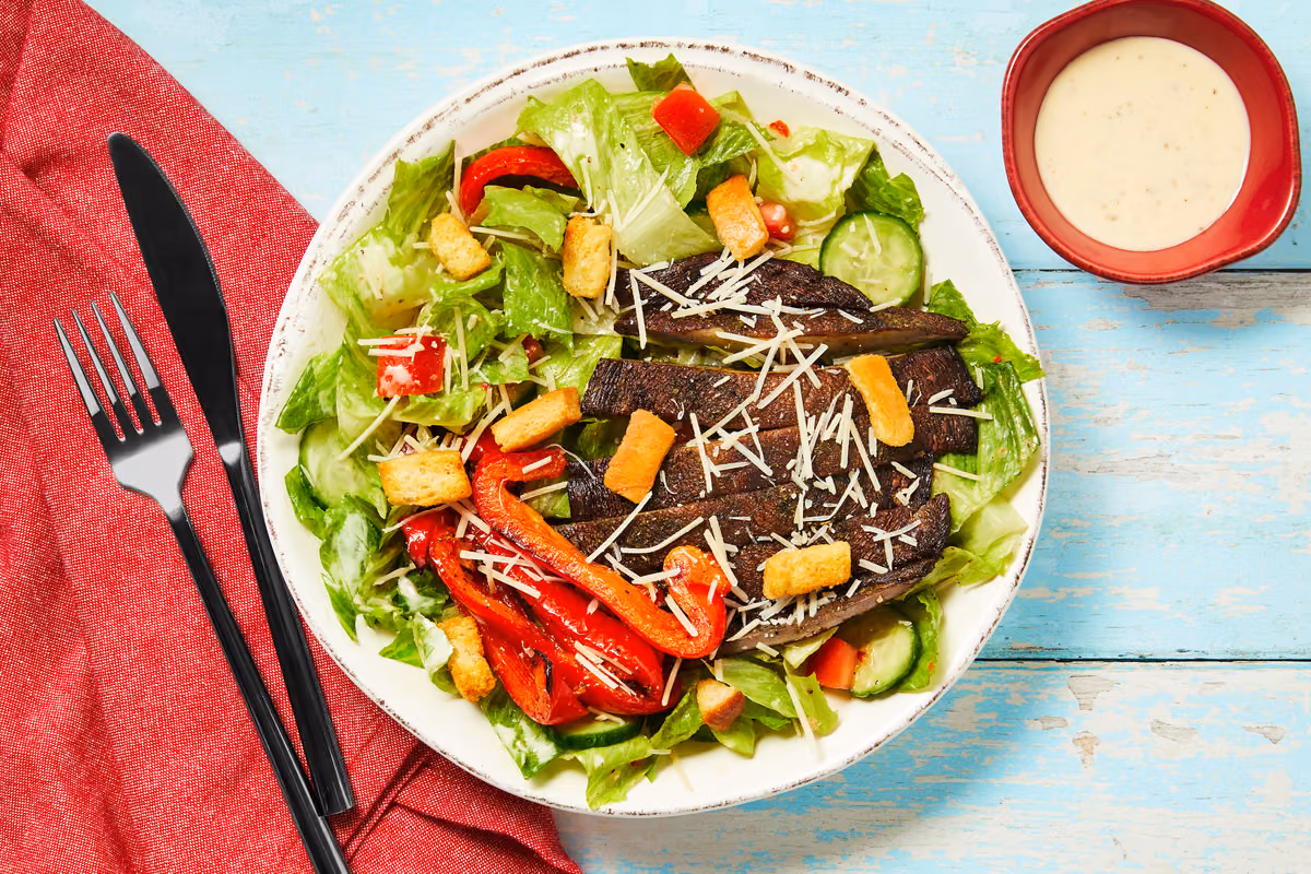 Herbed Portobello Mushroom Salad