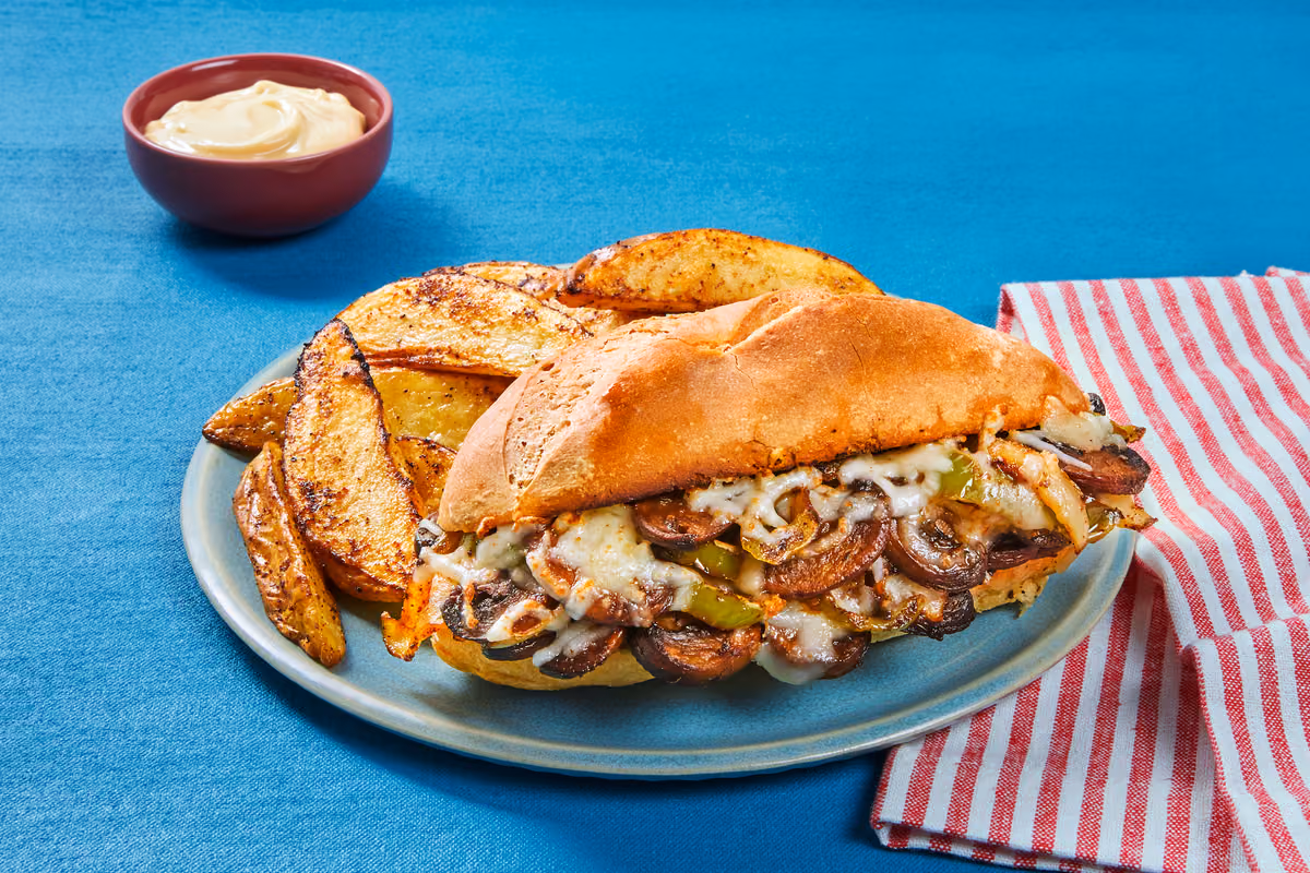 Mozzarella & Mushroom Hoagies