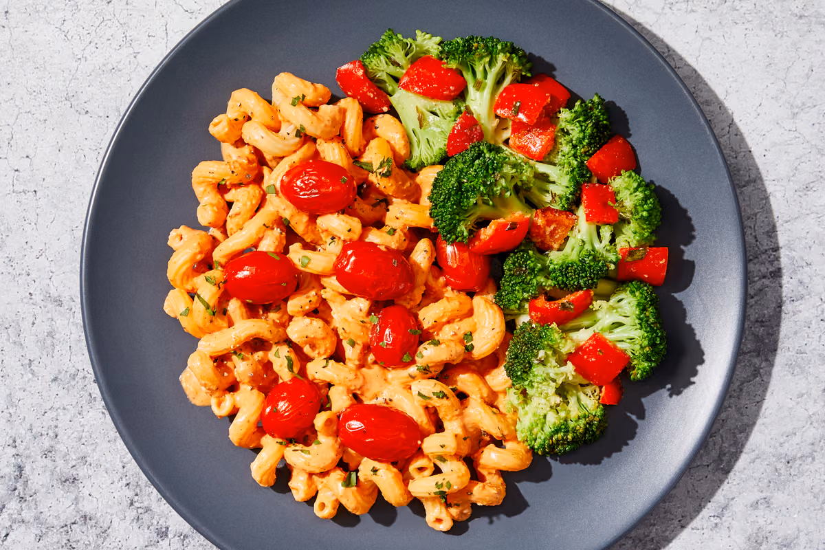 Baked Tomato Feta Cavatappi
