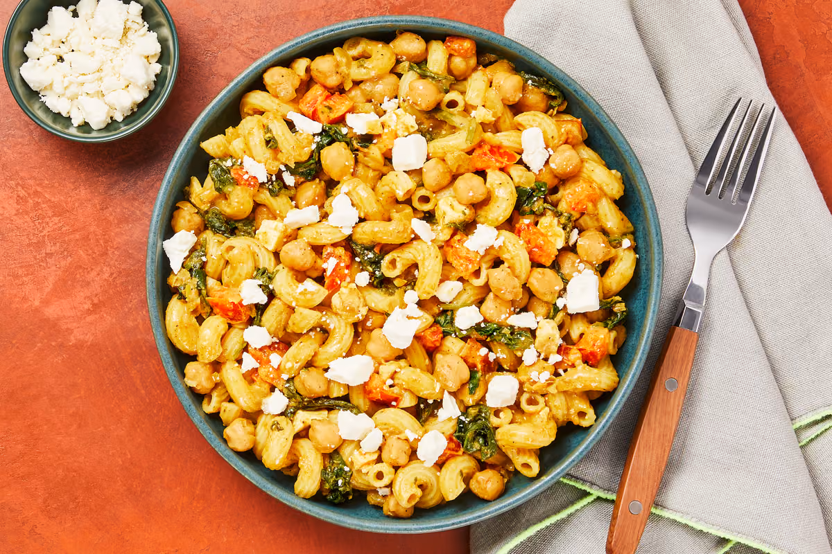 Middle-Eastern Style Shrimp Cavatappi
