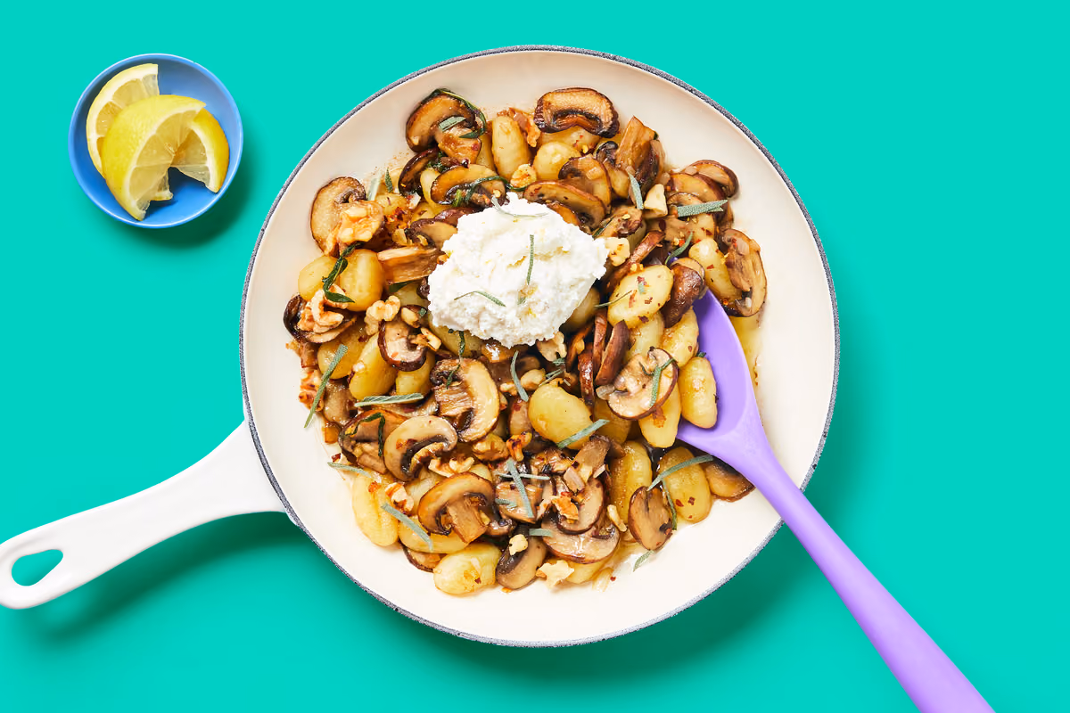 One-Pan Ricotta-Dolloped Gnocchi