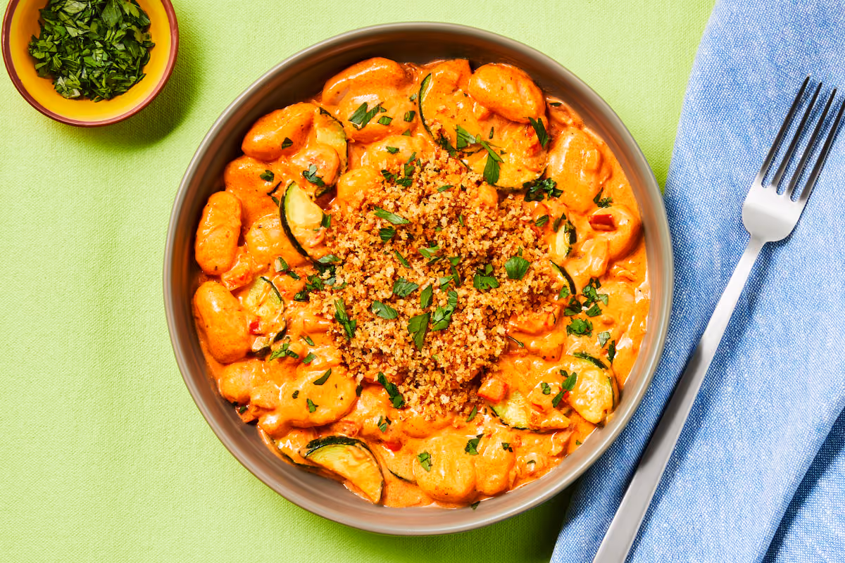 Plant Based Protein & Bell Pepper Gnocchi